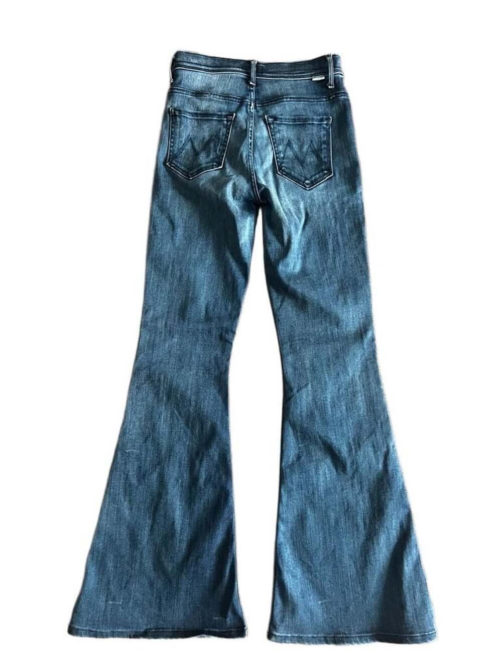 MOTHER The Super Cruiser Flare Jeans Dreamy Dark Wash Size 25 - Picture 13 of 15